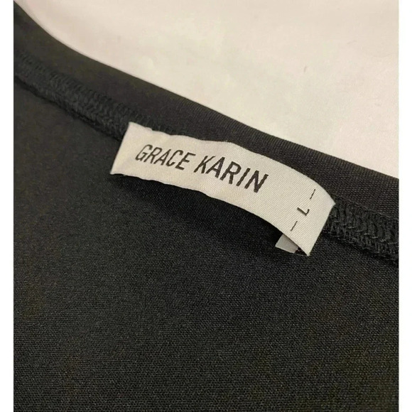 Grace Karin Black Cocktail Dress Size  Large - Picture 9 of 10